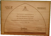Awards - H. Rajesh & Co